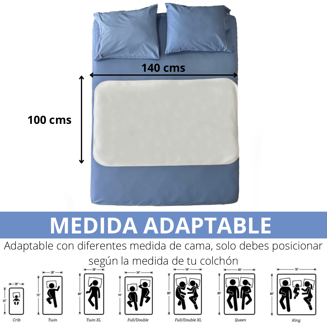 Caucho Protector Colchon Incontinencia Impermeable Lavable