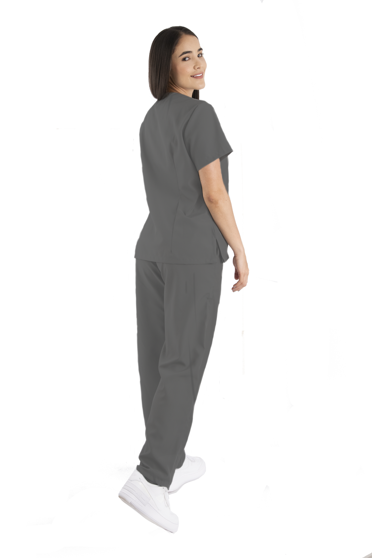Uniforme Mujer Antifluido Gris Oscuro