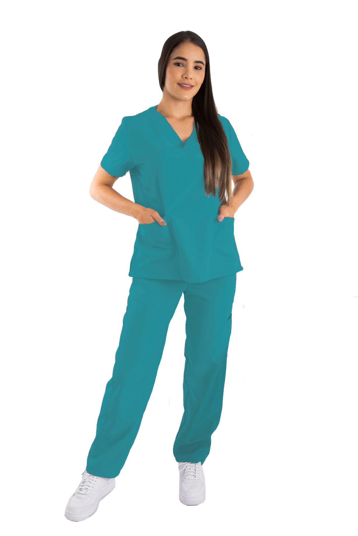 Uniforme Mujer Antifluido Verde Jade