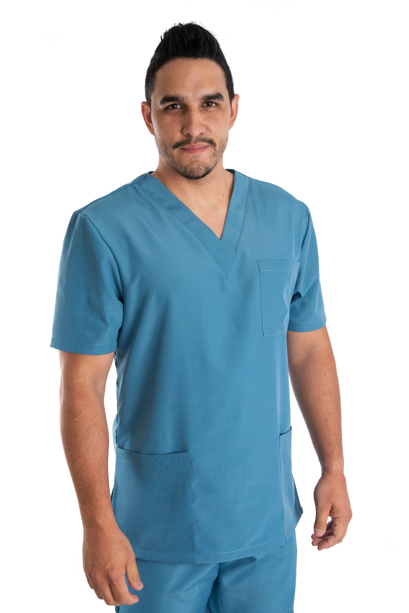 Uniforme Hombre Antifluido Azul Petroleo