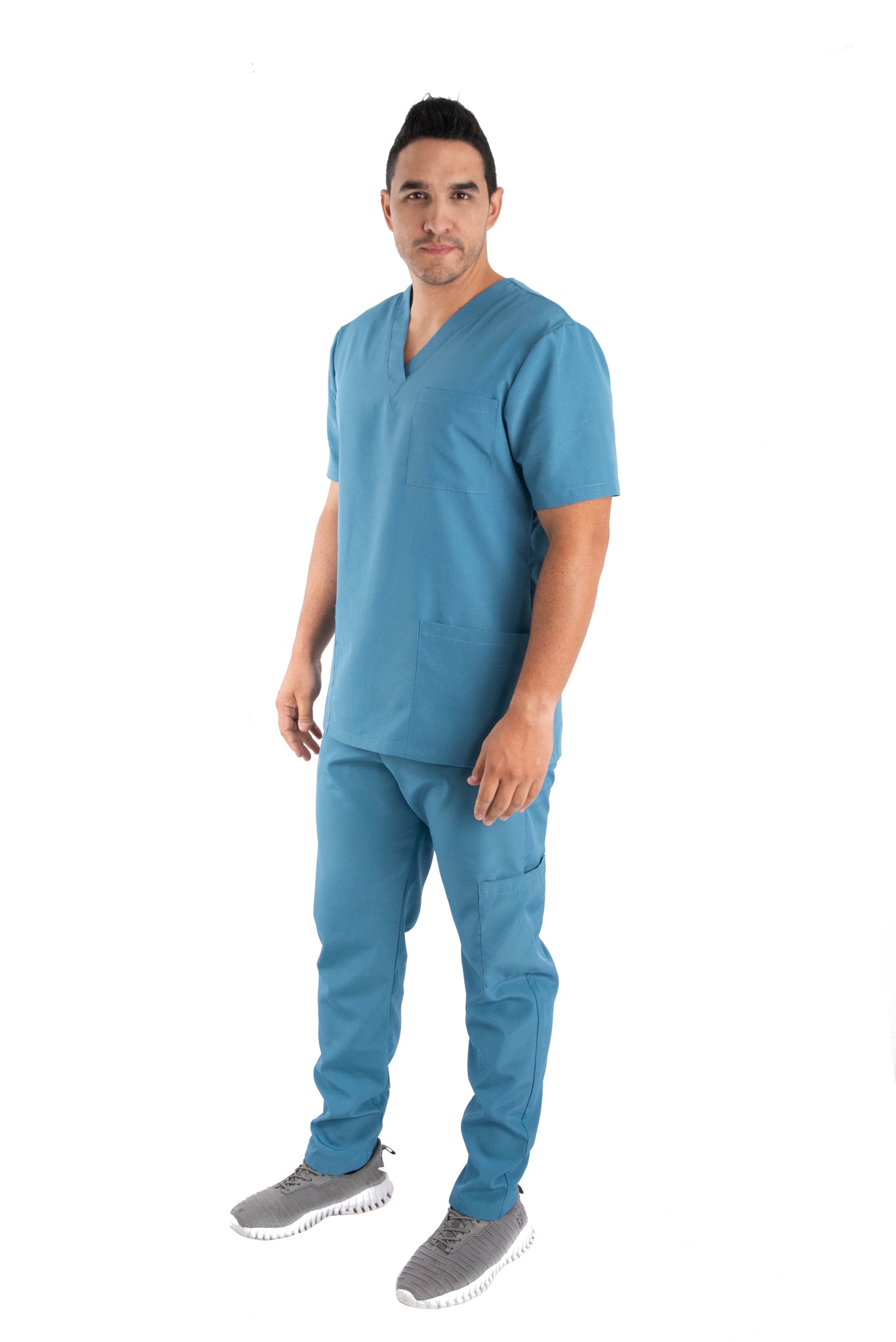 Uniforme Hombre Antifluido Azul Petroleo