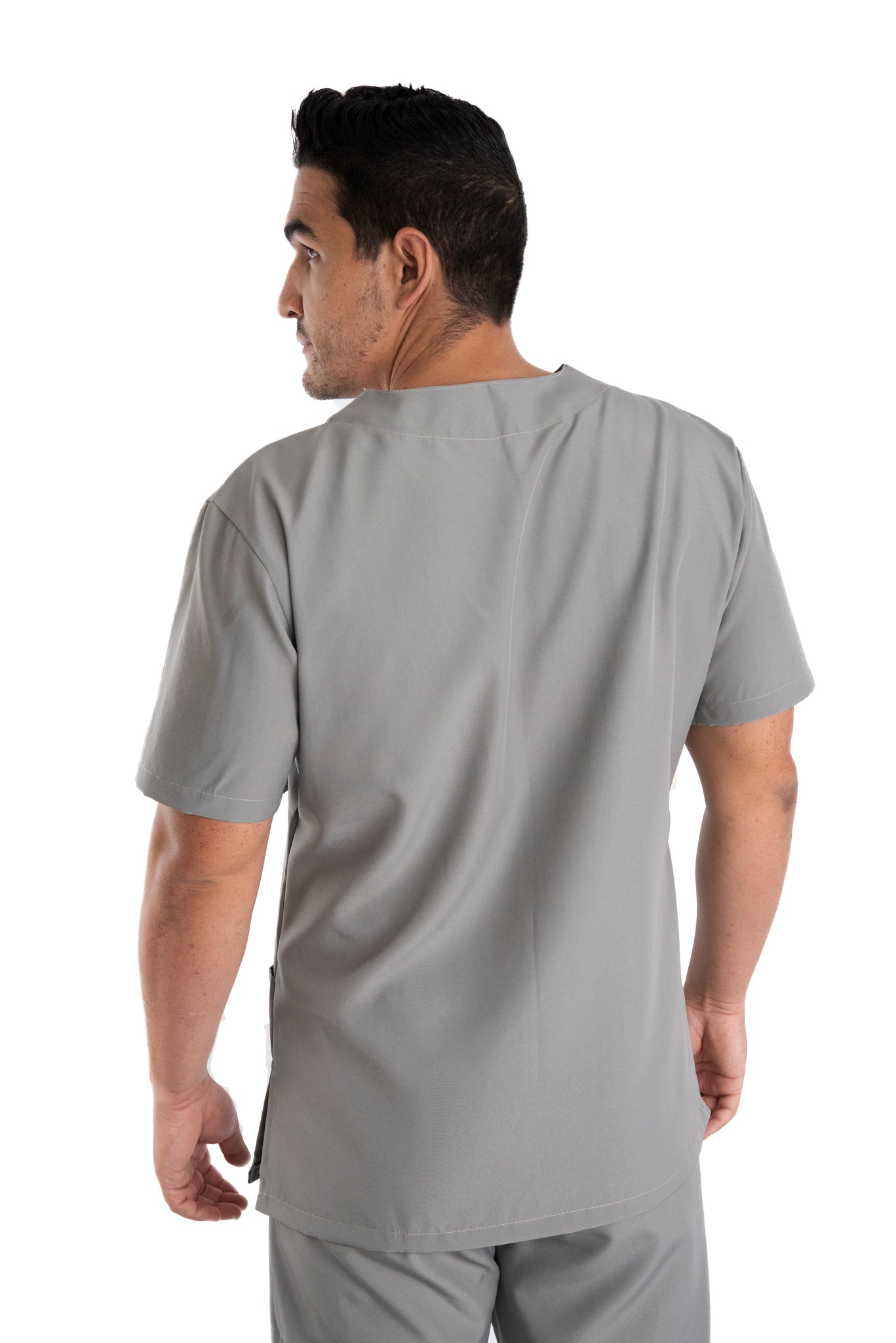 Uniforme Hombre Antifluido Gris Claro
