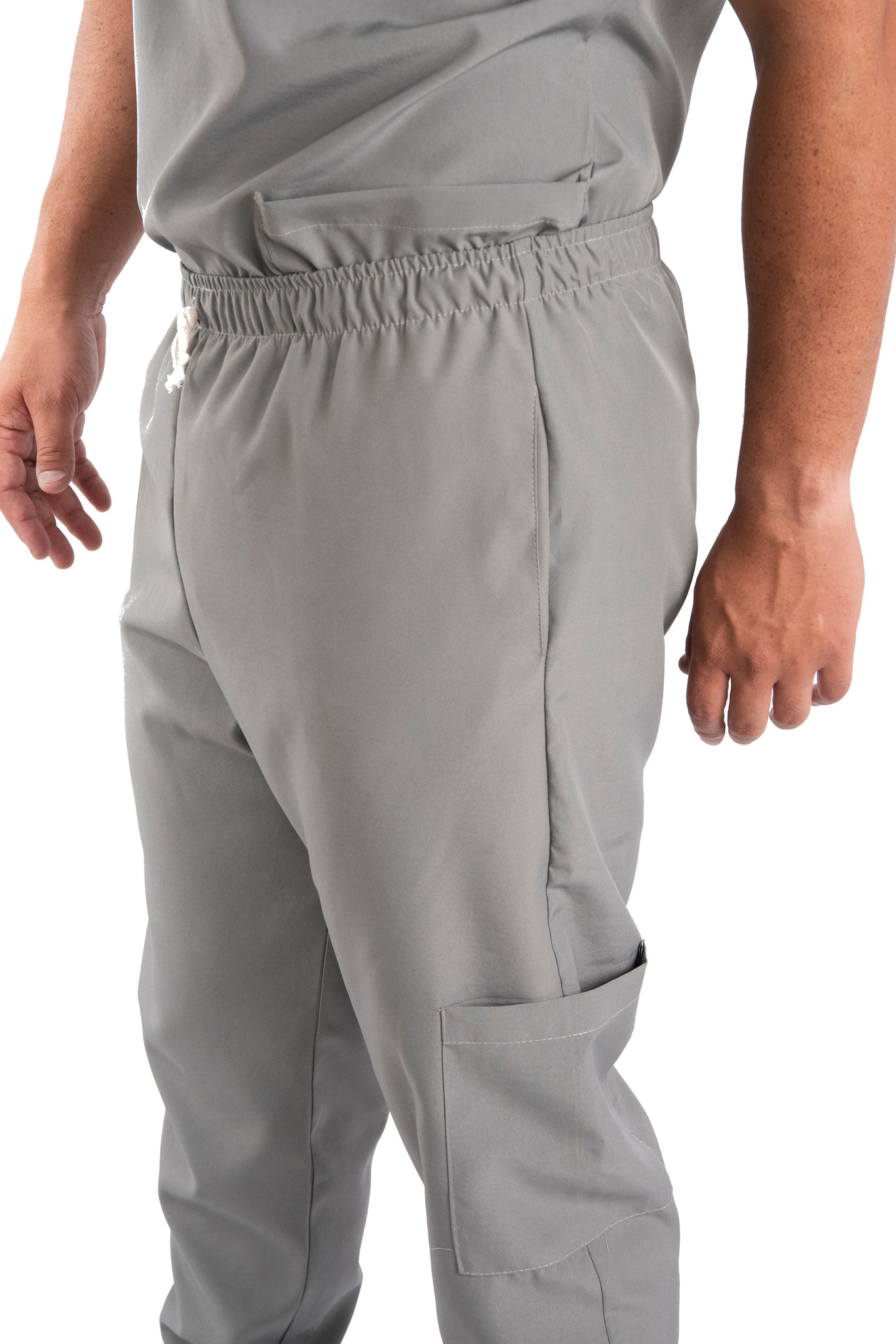 Uniforme Hombre Antifluido Gris Claro