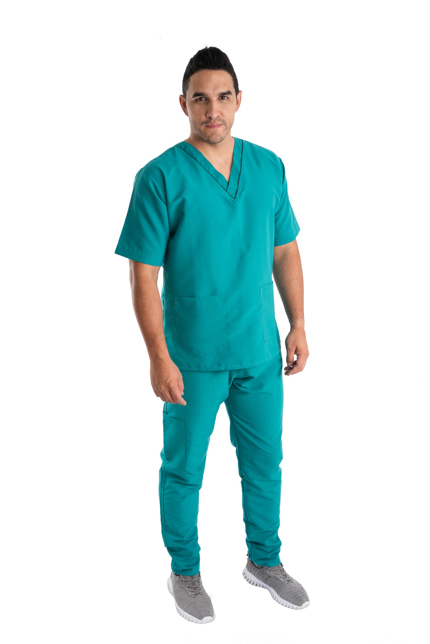 Uniforme Hombre Antifluido Verde Jade