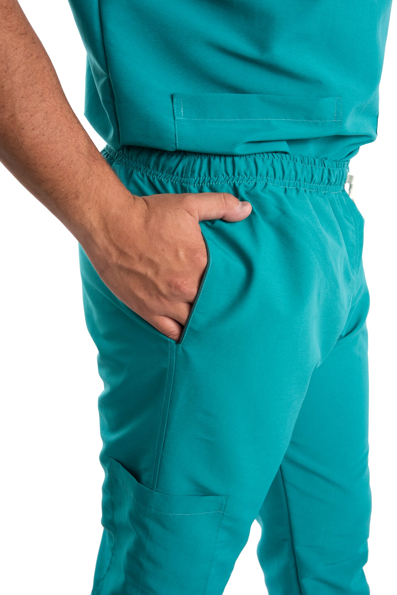Uniforme Hombre Antifluido Verde Jade