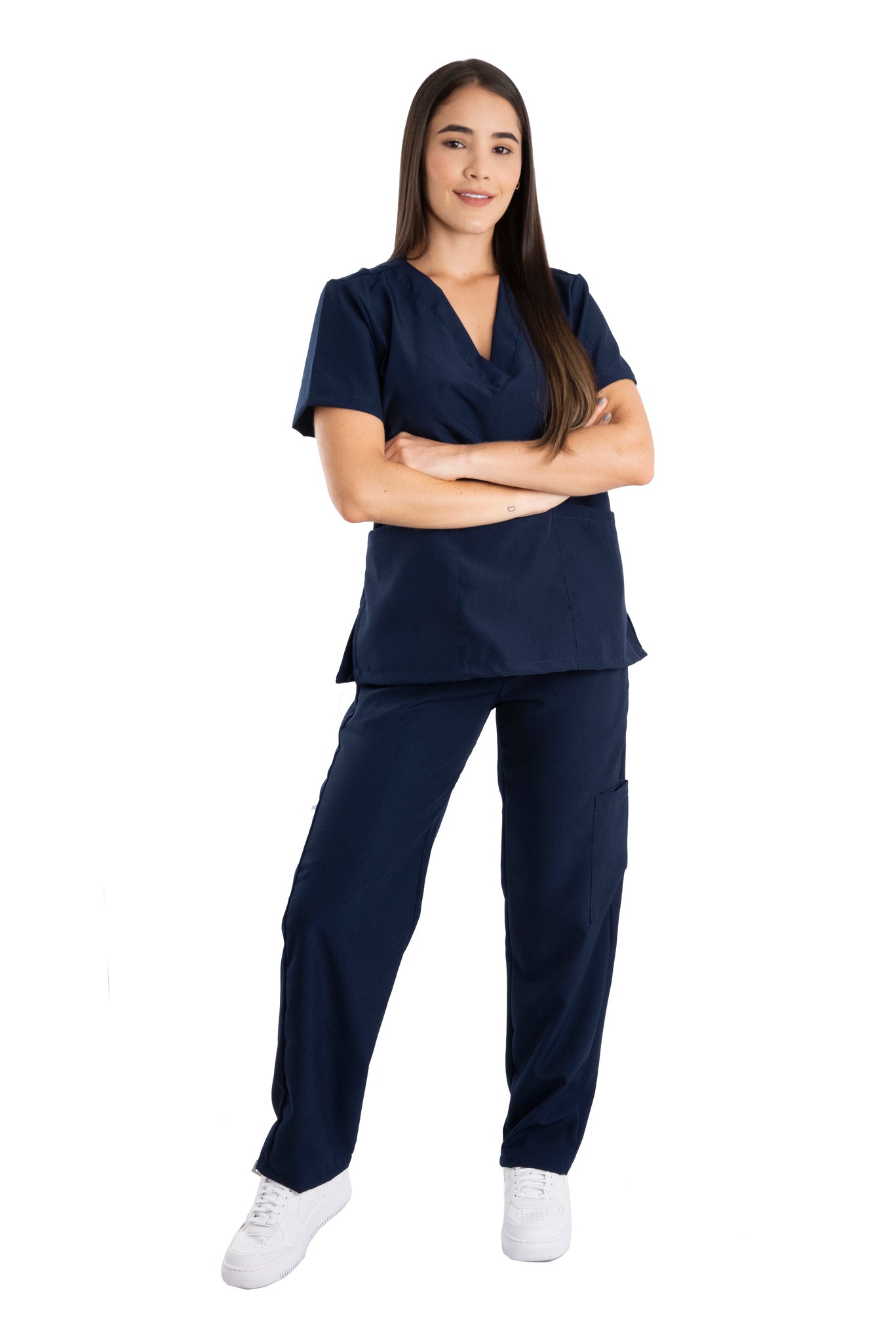 Uniforme Mujer Antifluido Azul Oscuro