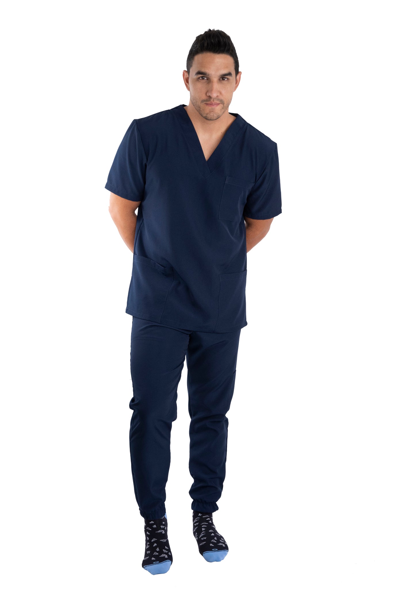 Uniforme Hombre Antifluido Azul Oscuro