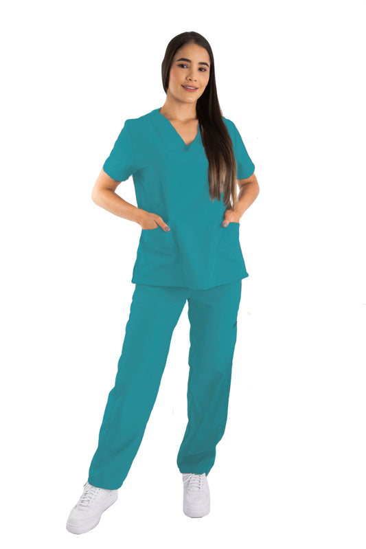 Uniforme Mujer Antifluido Verde Jade