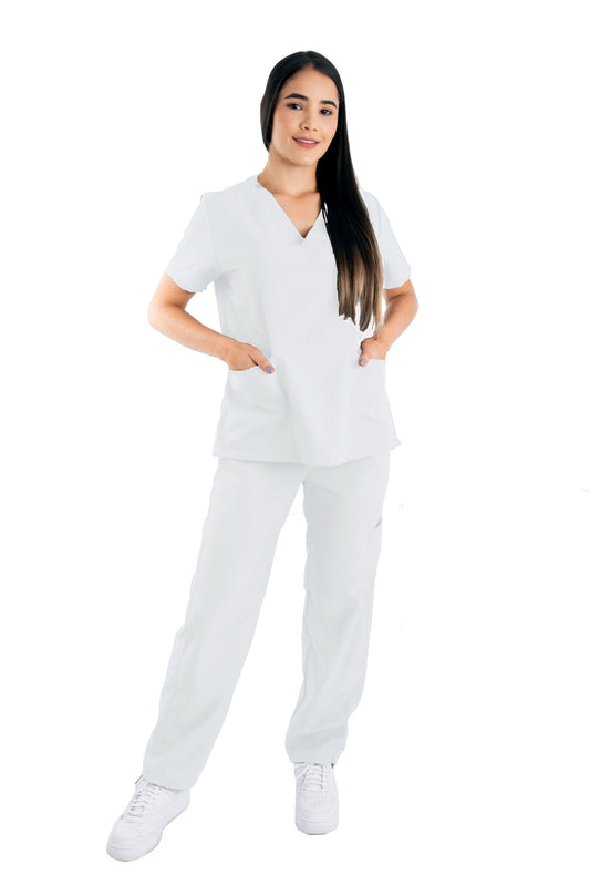 Uniforme Mujer Antifluido Blanco