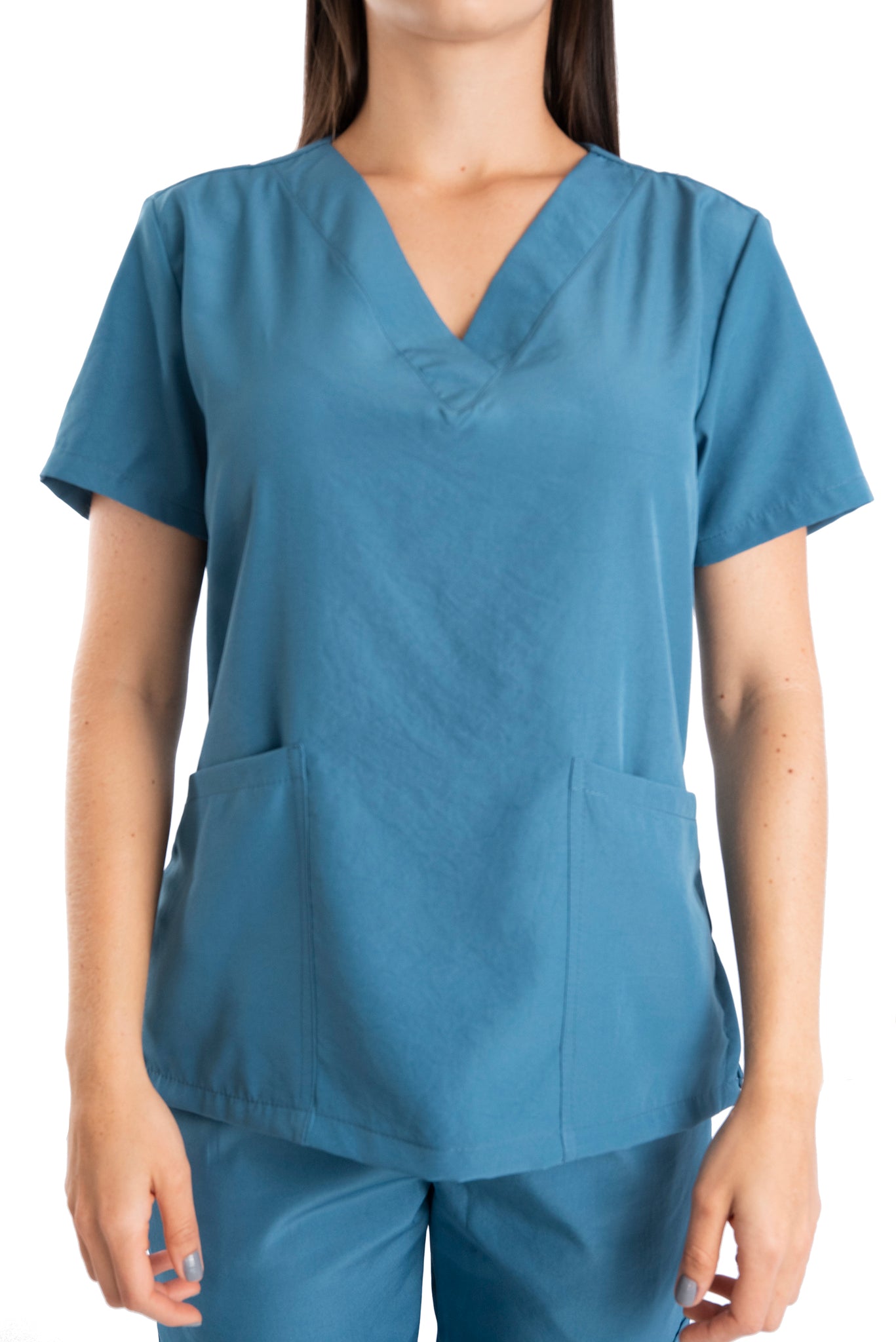 Uniforme Mujer Antifluido Azul Petroleo